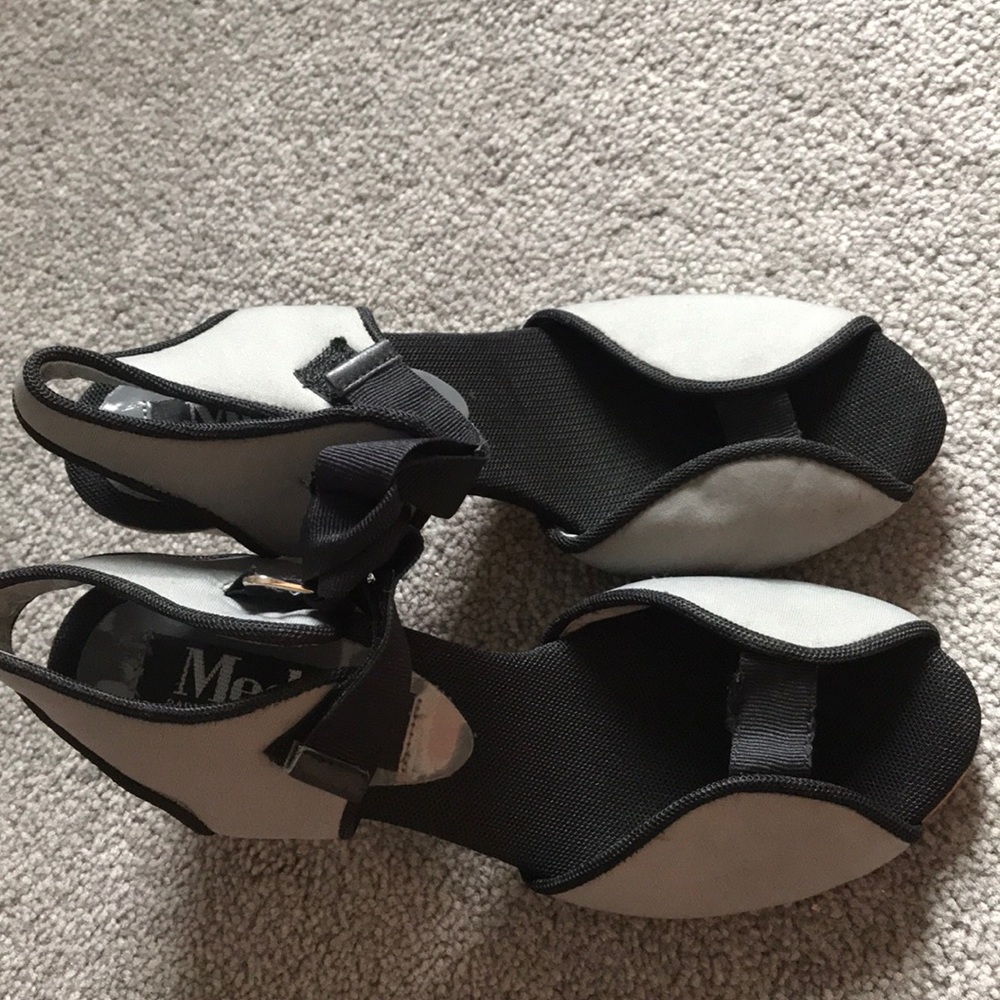 High heels sandals, black and gray Medici brand 37